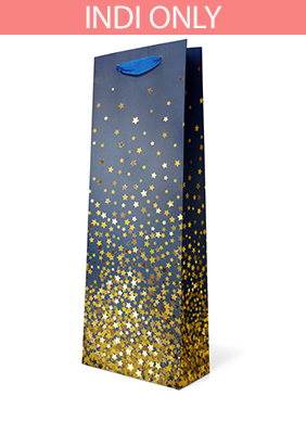 Confetti Stars on Blue