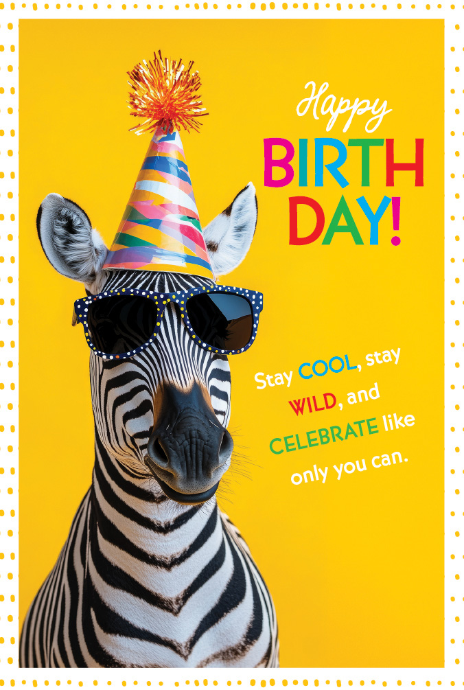 SP3032 Zebra Birthday