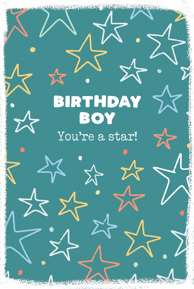 SP3034 Birthday Star