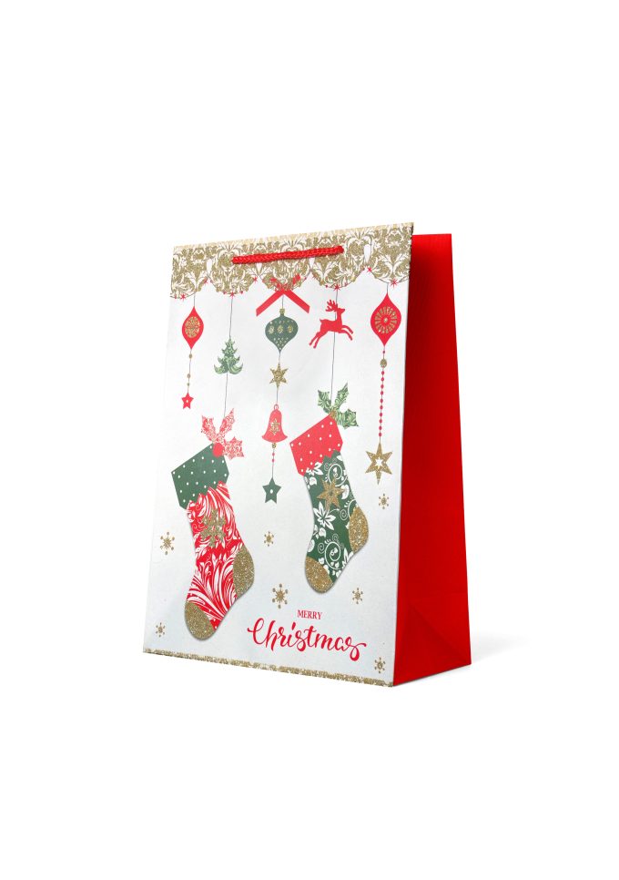 Gift Bag Medium Merry Christmas Stockings