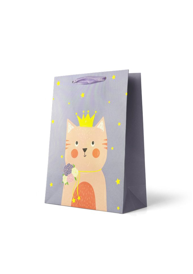 Gift Bag Medium Princess Cat