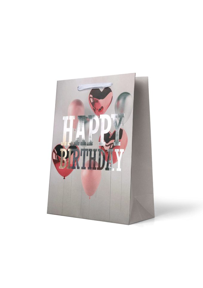 Gift Bag Medium Happy Birthday Floating Balloons