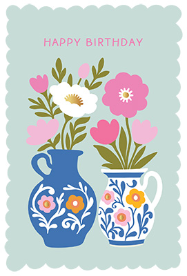 C3037 Flowers in Vases