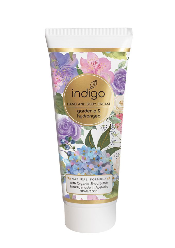 HBC075 Gardenia and Hydrangea 100ml - Floral Pattern