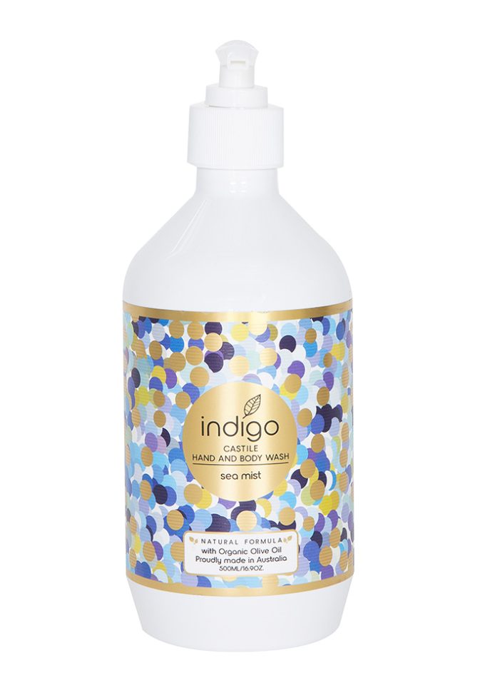 LS050 Sea Mist 500ml - Blue & Gold Spots