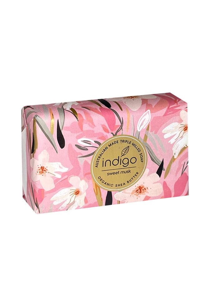 S078 Sweet Musk 200g - Pink Floral Pattern