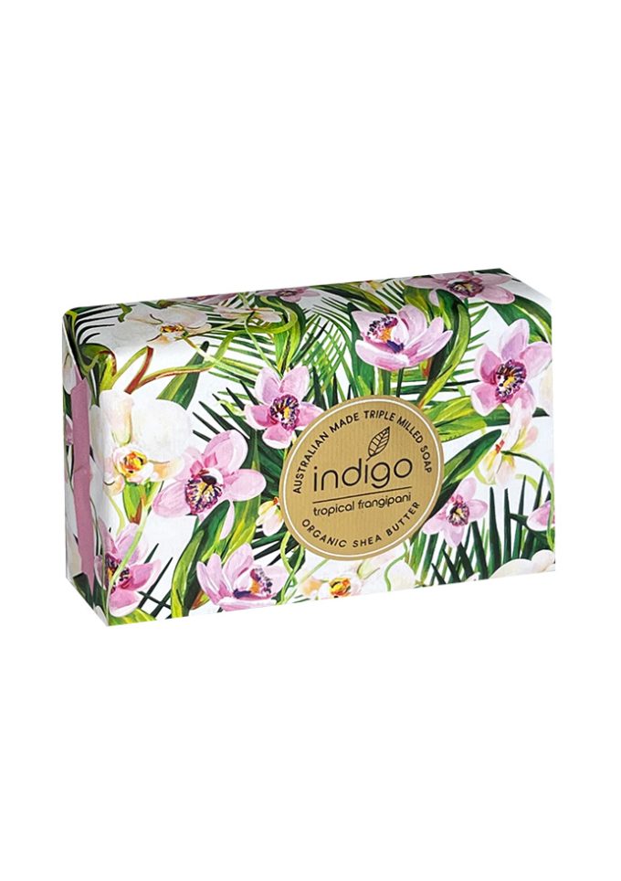 S079 Tropical Frangipani 200g - Purple & White Orchids