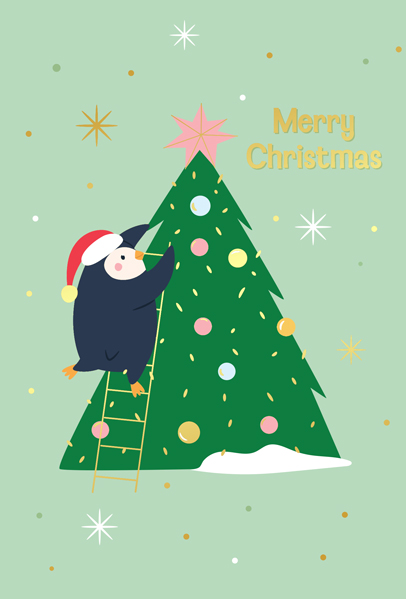 SHC5132 Christmas Penquin