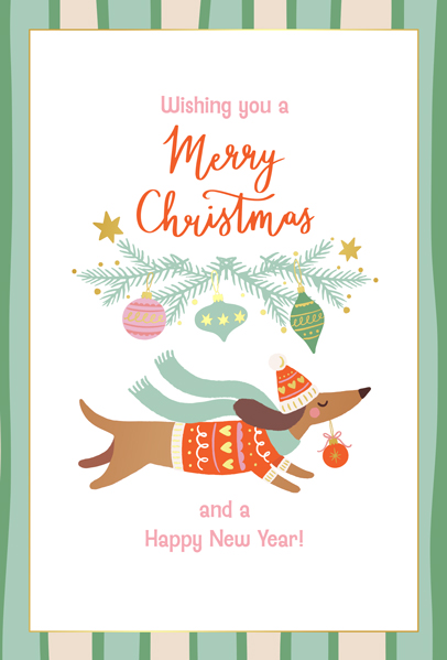 SHC5135 Christmas Dachshund