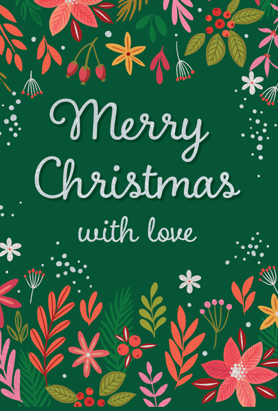 SSC5141 Christmas Floral