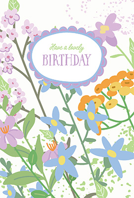 C3043 Floral Birthday