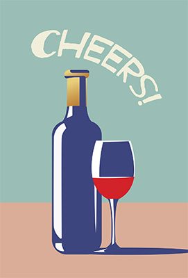 C3048 Cheers Wine