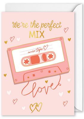 SKC8571 Foiled We're the Perfect Mix - Cassette Tape with