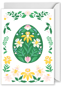 SSC2065 Easter Floral Egg