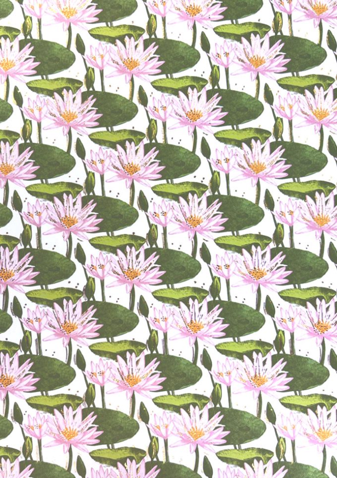 WIU012 Foiled Water Lilies