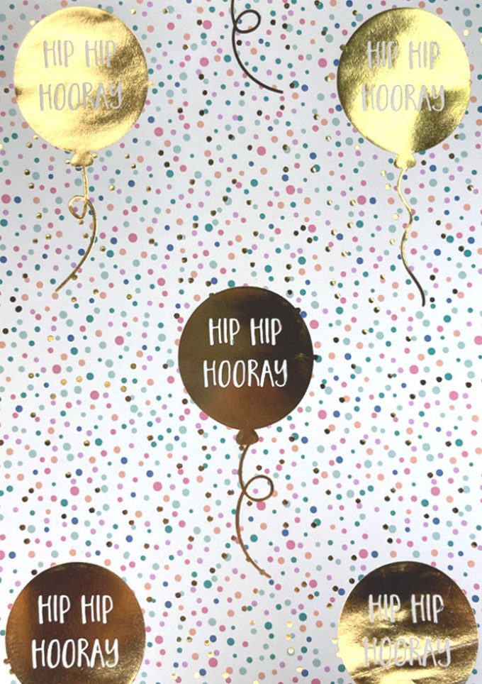 WIU045 Foiled Gold Balloons