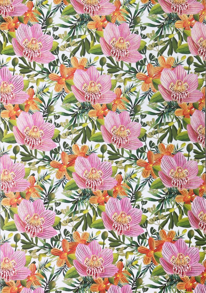 WIU058 Foiled Wrap  Happy Birthday - Candles