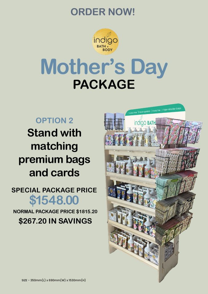 Mother's Day 2026 Indigo Stand Option 2