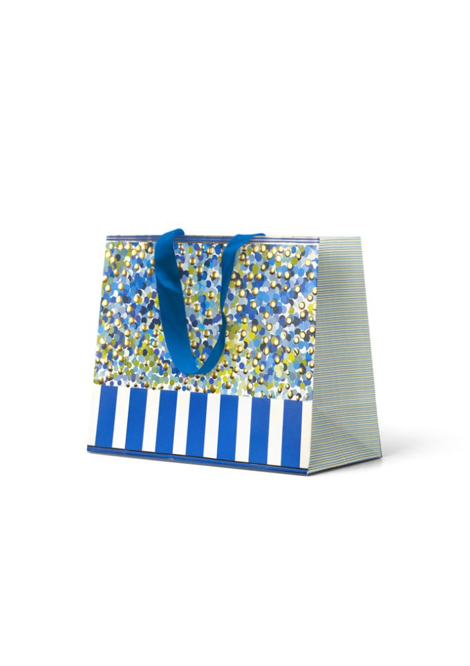 B271MP Premium Gift Bag Medium Embossed & Foiled Gold & B