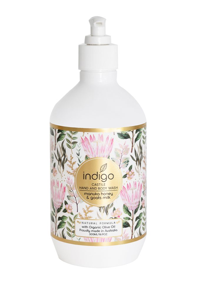 LS069 Organic Olive Oil Hand and Body Wash in Manuka Hon