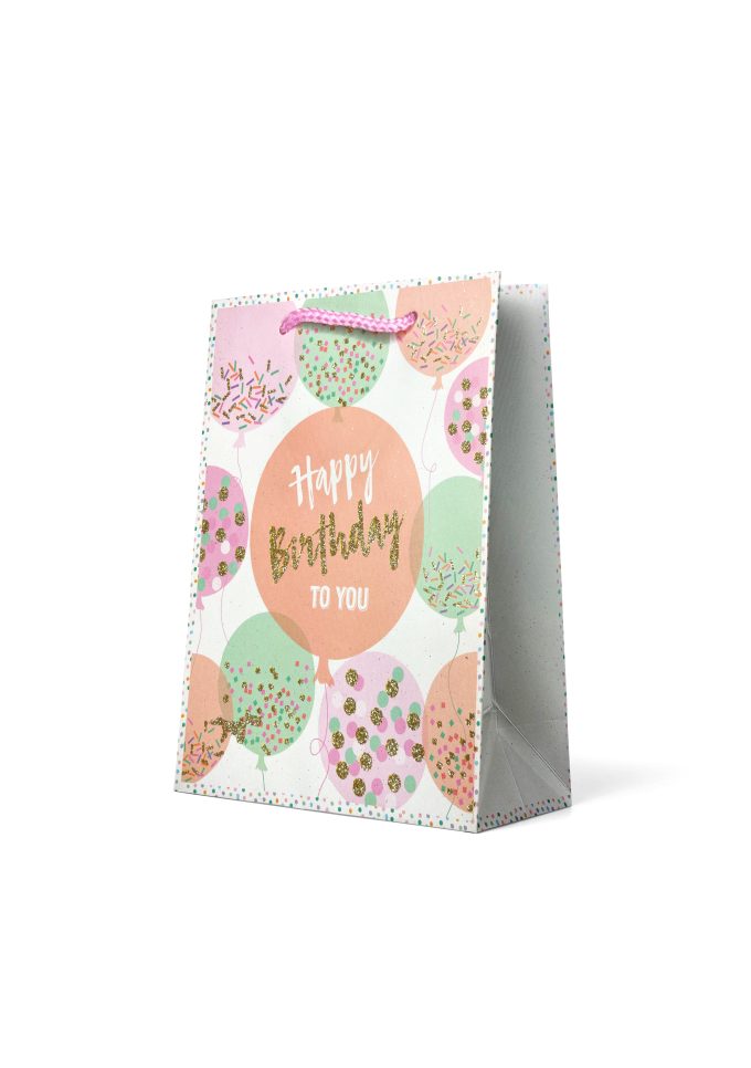 B530M Gift Bag Medium Happy Birthday, Stay Fabulous Glit