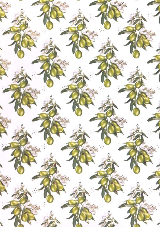 WIU013 Foiled Olive Pattern