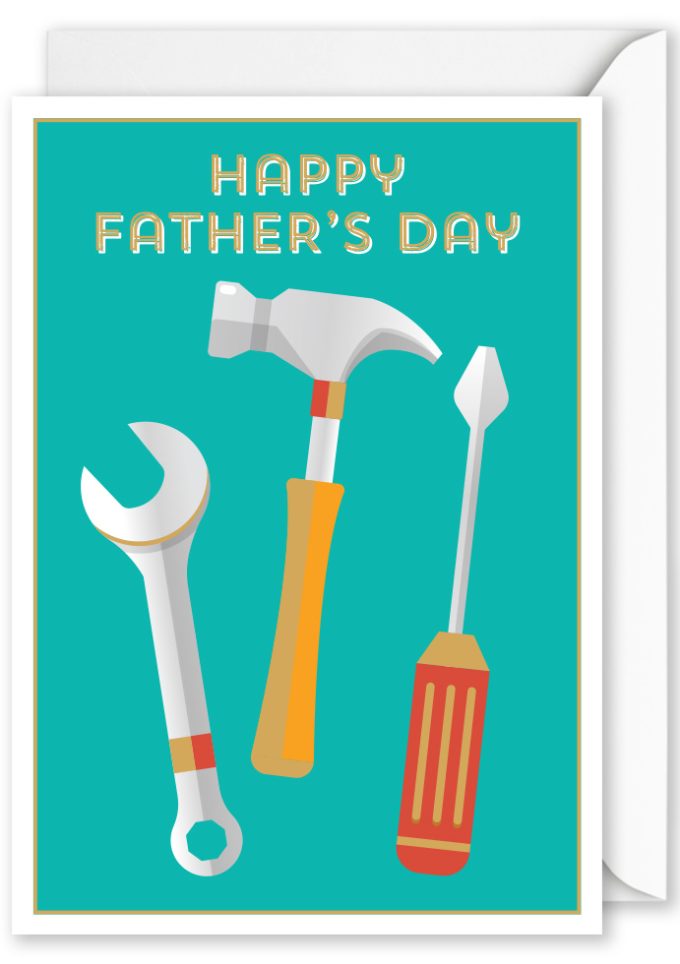 8497 Foiled: "Happy Father's Day" Tools