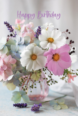 C3086 Birthday Floral