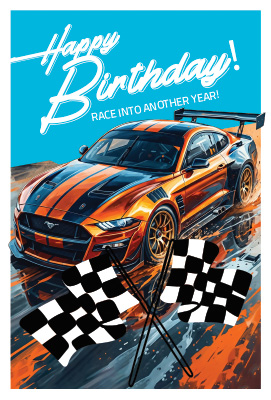C3092 Racing Birthday