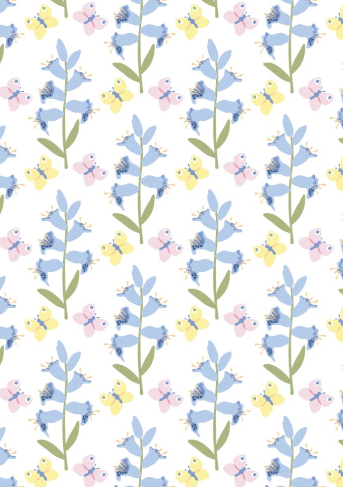 GW795 Flowers Butterfly