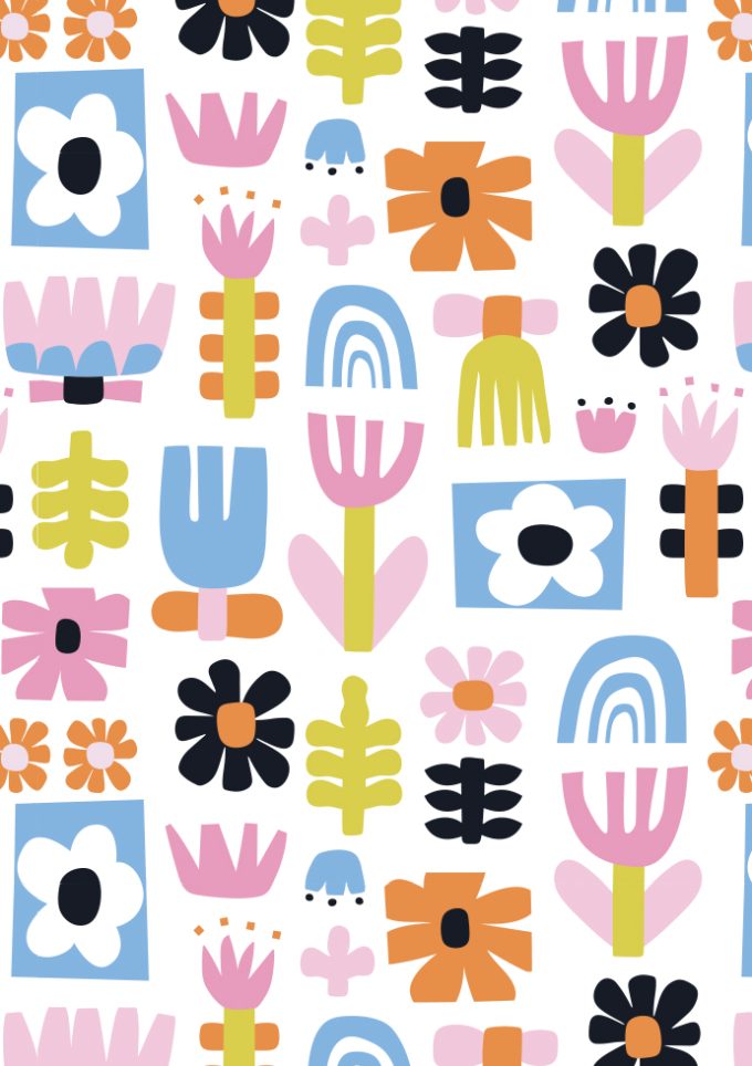 GW802 Bright Flowers
