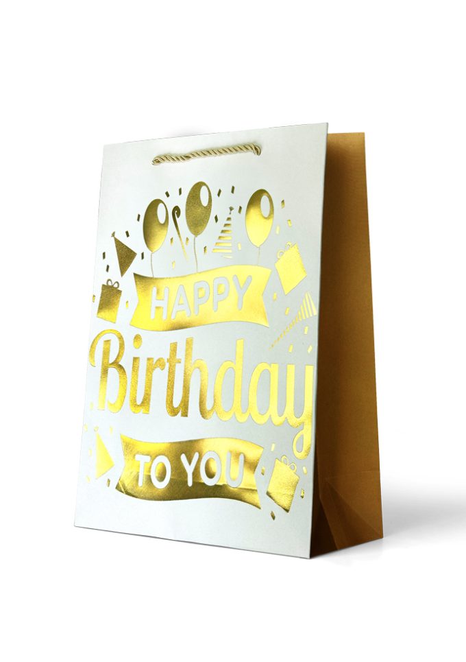B801L Premium Gift Bag Large Foiled  Happy Birthday To Y