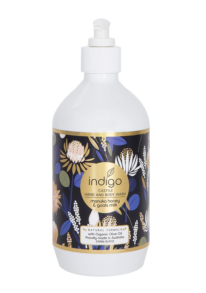 LS057 Organic Olive Oil Hand and Body Wash in Manuka Hon