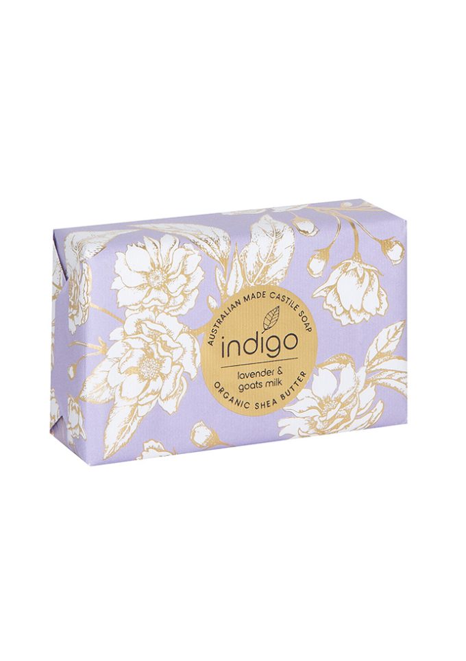 S055 Organic Shea Butter Soap in Lavender & Goats Milk