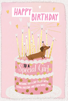 SP3075 Birthday Dachshund